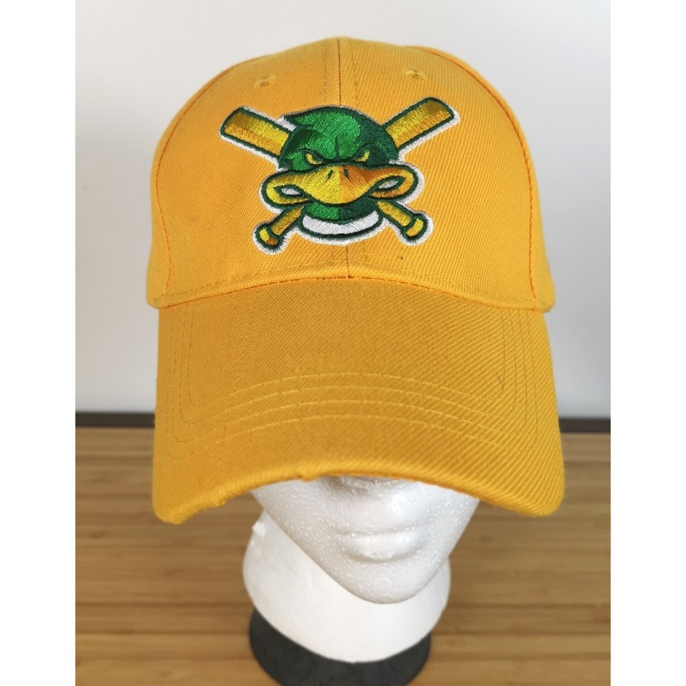 Madison Mallards Baseball Hat Cap Big Top Yellow Adjustable